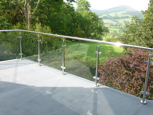 Stunning Glass Balustrade - North Wales