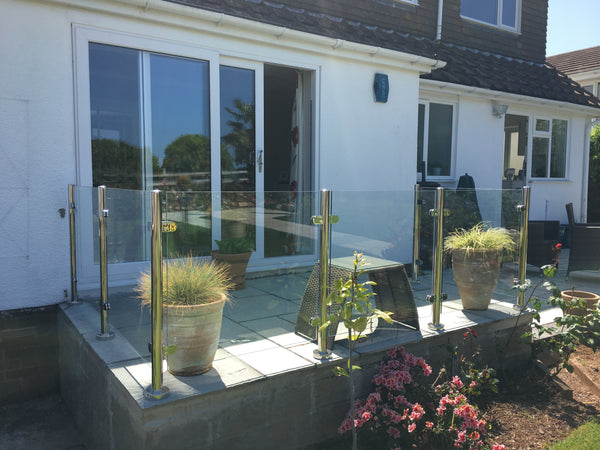 Customer Review - Semi Frameless glass balustrade