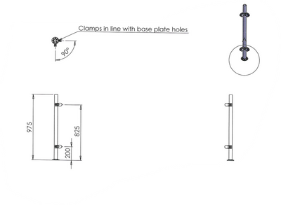 Balustrade Post - Corner