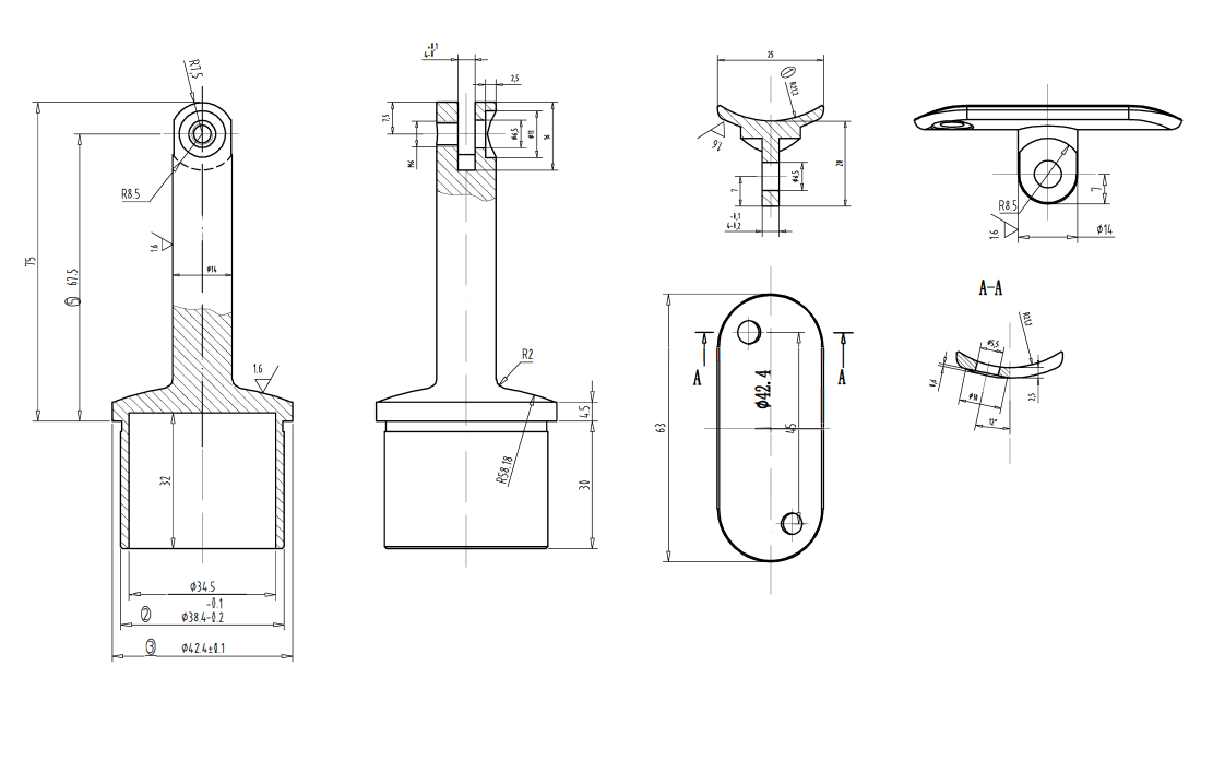Handrail Adjustable Saddle