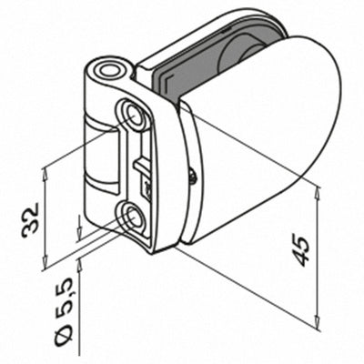 Stainless Steel Gate Hinge