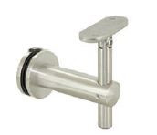 Glass Handrail Bracket - Flat - Adjustable