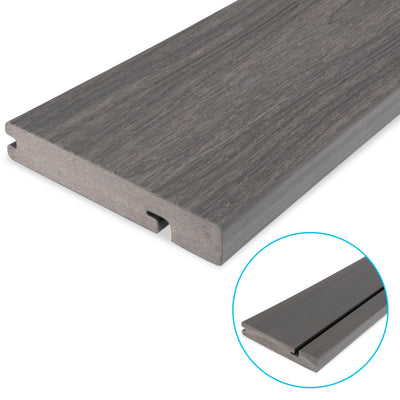 PROCAP Silver Grey Solid Edge Board