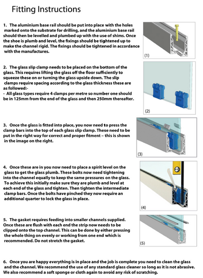 Posi-Glaze Aluminium Channel - 3 metre length